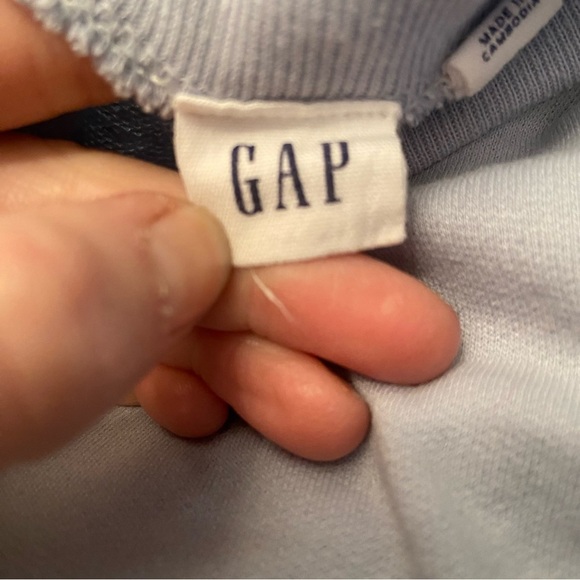 Gap women’s  blue glittery‎ sparkle pullover sweatshirt in size small - Picture 7 of 9